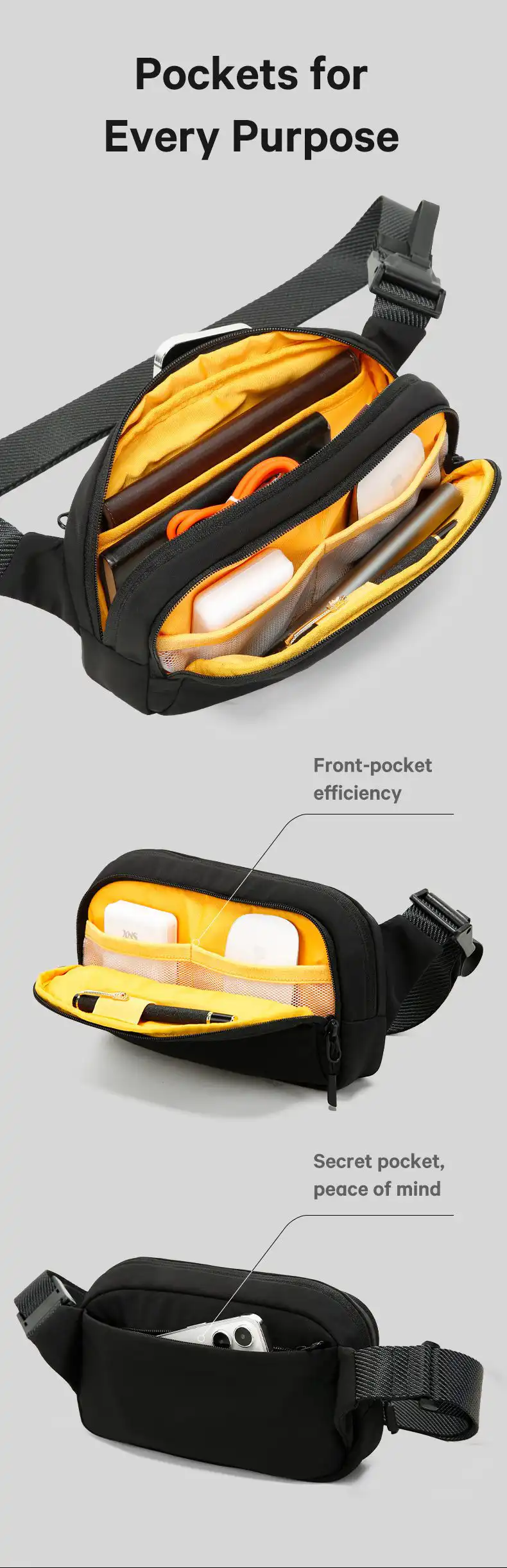 Τσαντάκι ώμου Bange 3097 χακί