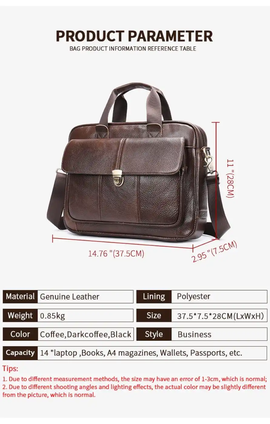 Δερμάτινος χαρτοφύλακας Cardinal 315 καφέ