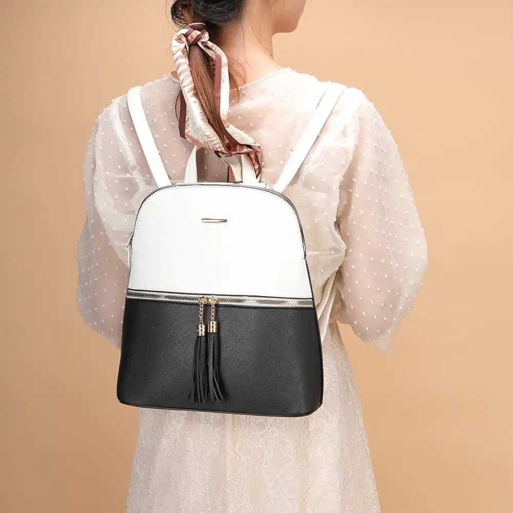 Γυναικείο σετ Σακίδιο πλάτης/τσάντα χιαστί/νεσεσέρ/πορτοφόλι Cardinal 316 white