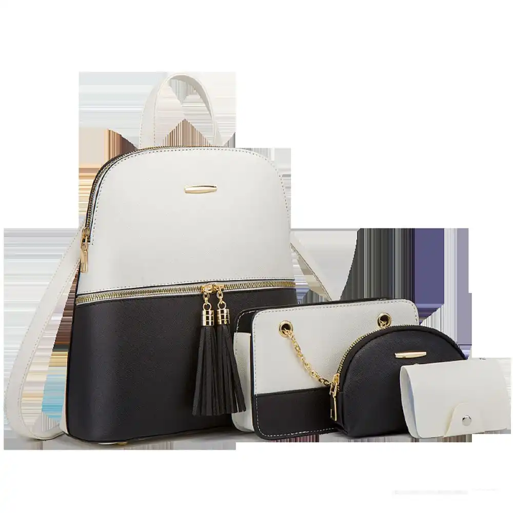 Γυναικείο σετ Σακίδιο πλάτης/τσάντα χιαστί/νεσεσέρ/πορτοφόλι Cardinal 316 white