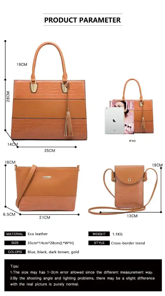 Γυναικείο σετ τσάντας χιαστί/ώμου/πορτοφόλι Cardinal 317 coffee