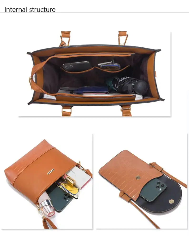 Γυναικείο σετ τσάντας χιαστί/ώμου/πορτοφόλι Cardinal 317 coffee