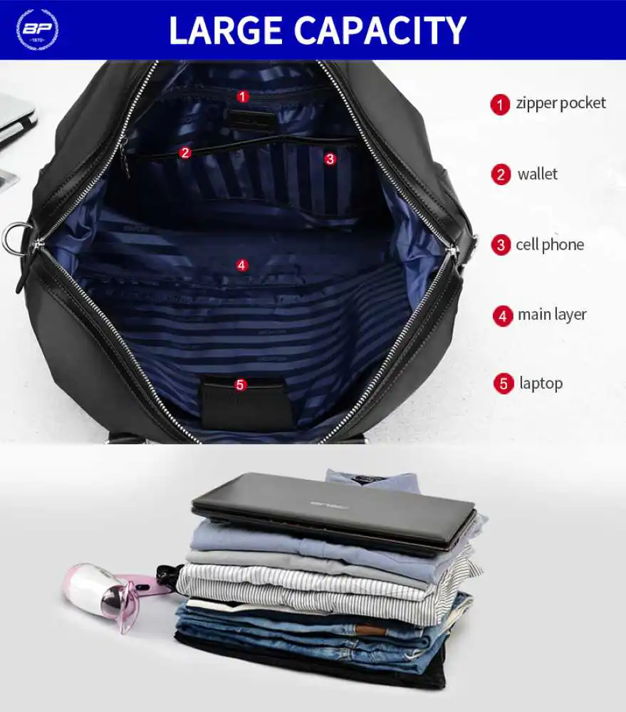 Σάκος Ταξιδίου Bopai 26 L 32-01731 μαύρο