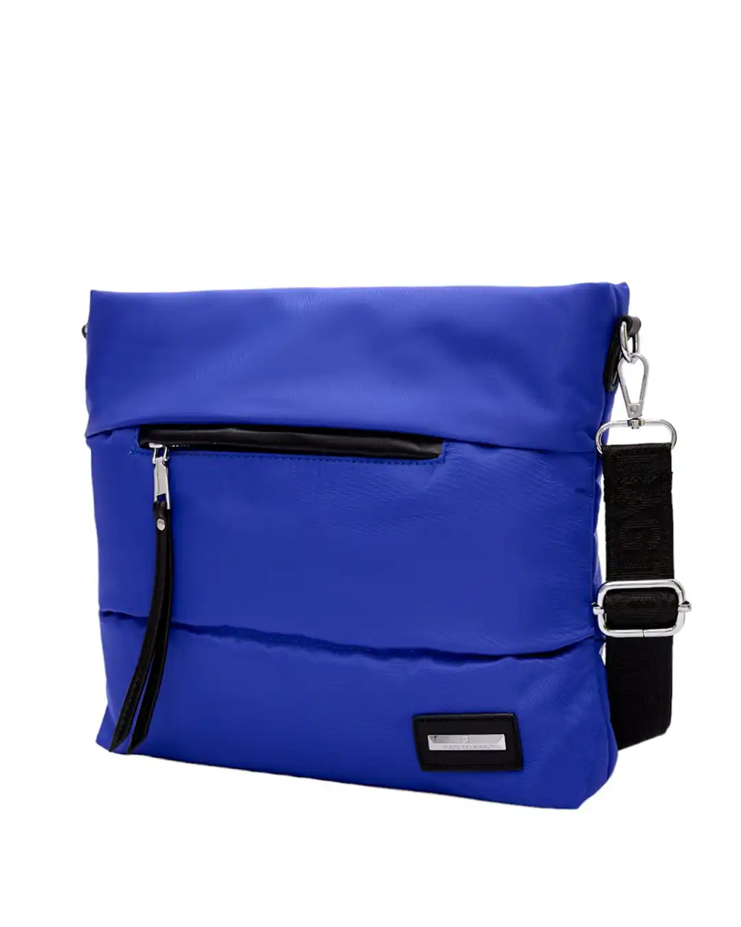 Τσάντα ώμου-χιαστί με αδιάβροχο ύφασμα-KX2236 – Μπλέ
