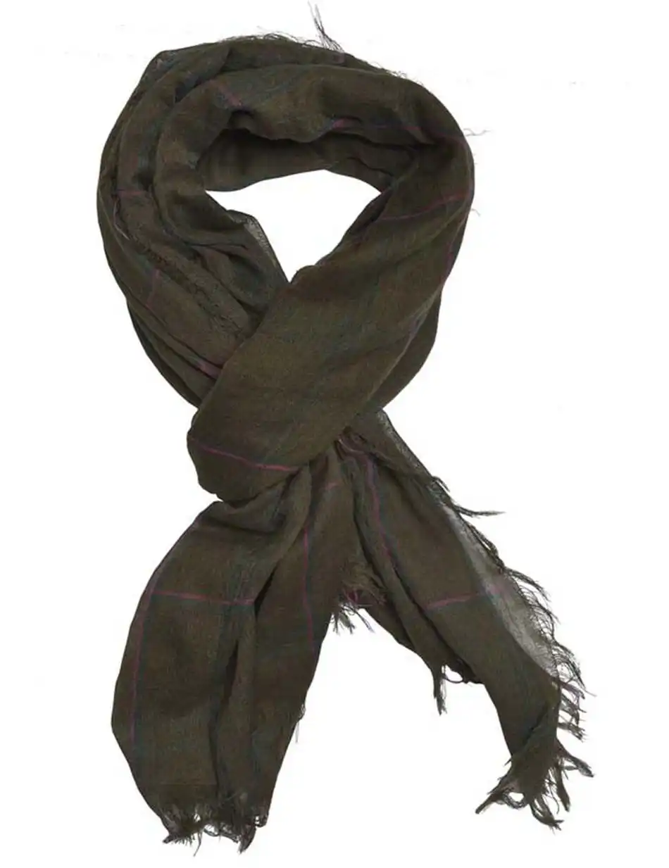 Κασκώλ, με τετραγωνάκια 32-501-001 KHAKI