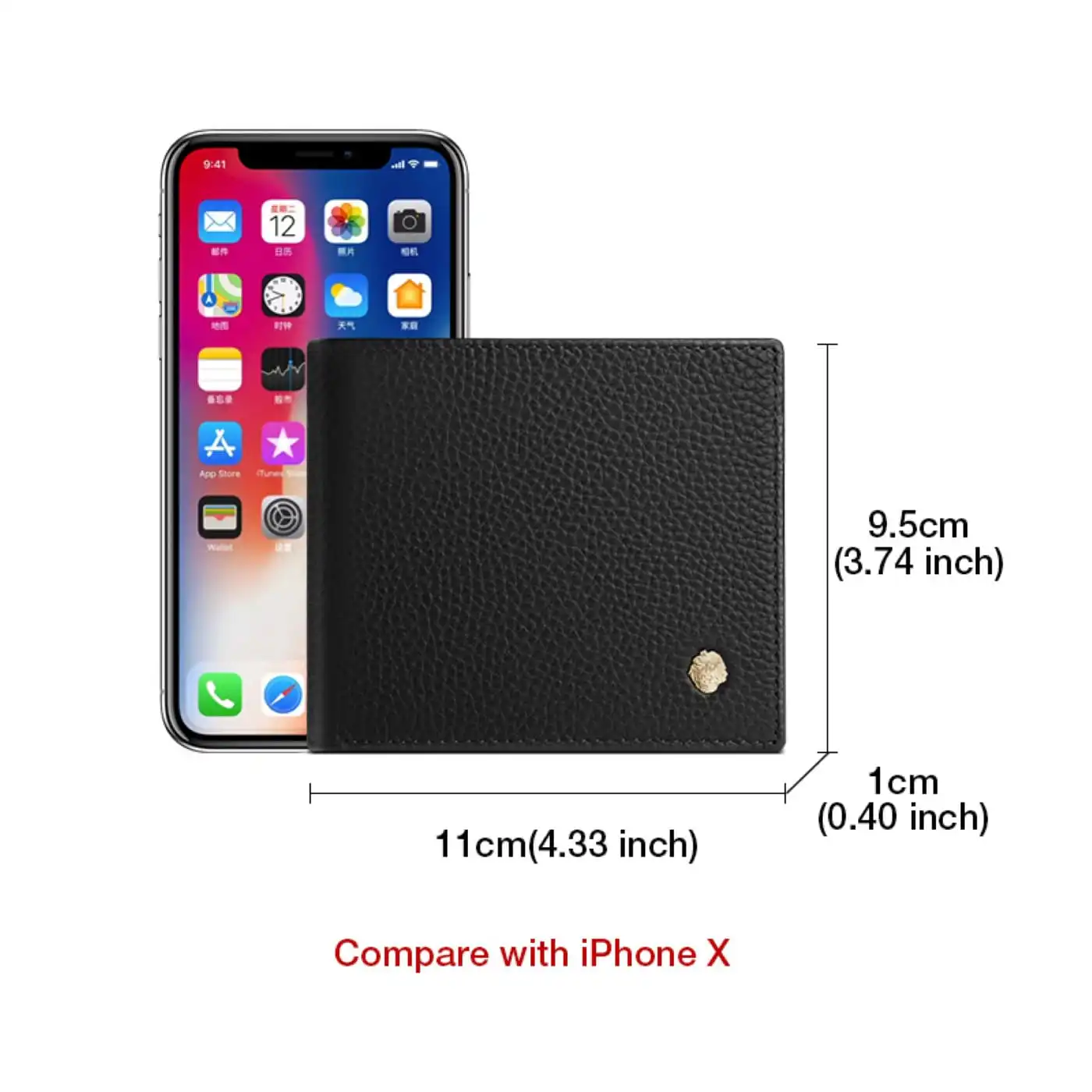 Δερμάτινο Ανδρικό πορτοφόλι Laorentou 328J004L μαύρο