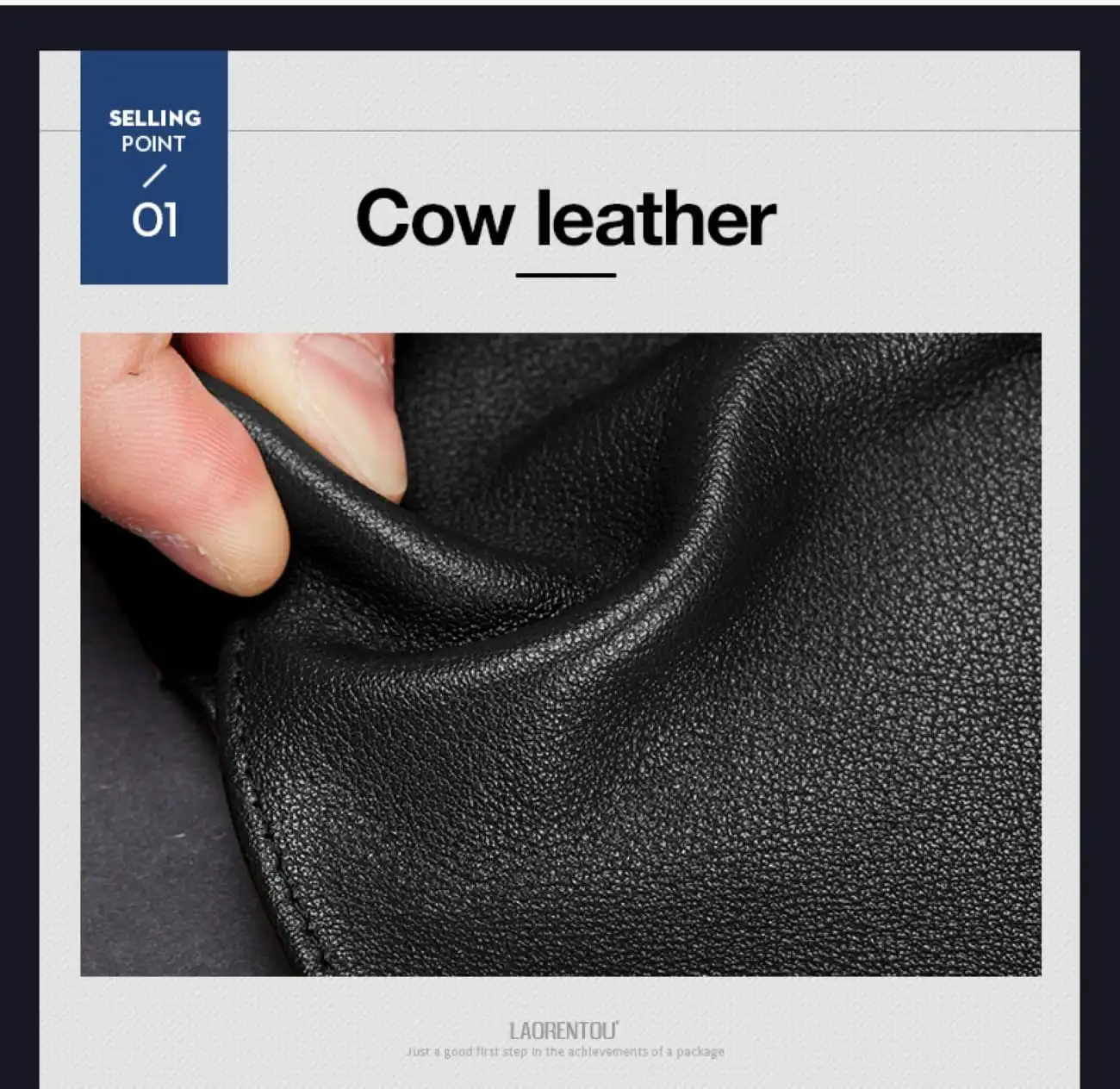 Δερμάτινο Ανδρικό πορτοφόλι Laorentou 328J007L μαύρο