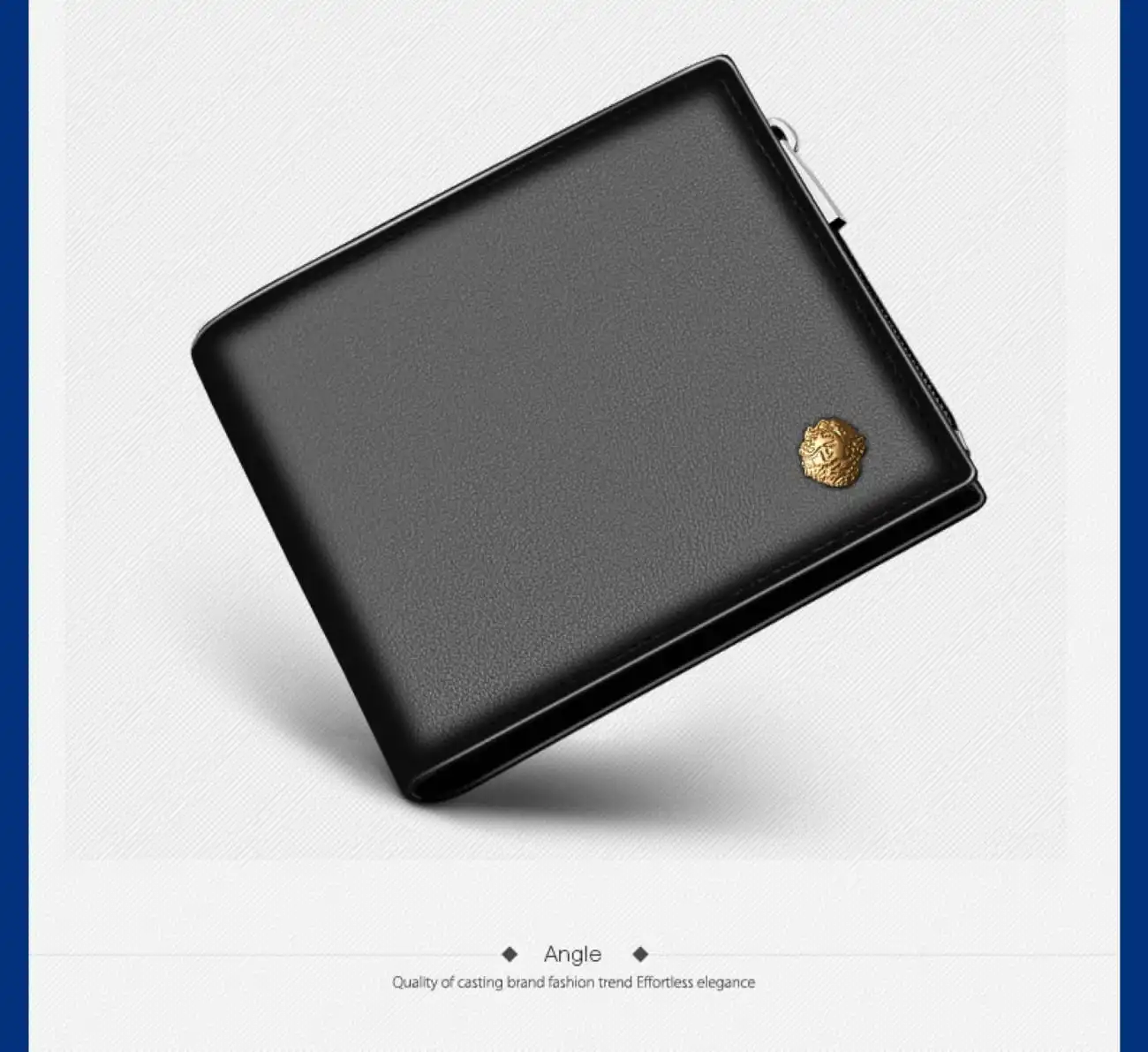 Δερμάτινο Ανδρικό πορτοφόλι Laorentou 328J007L μαύρο