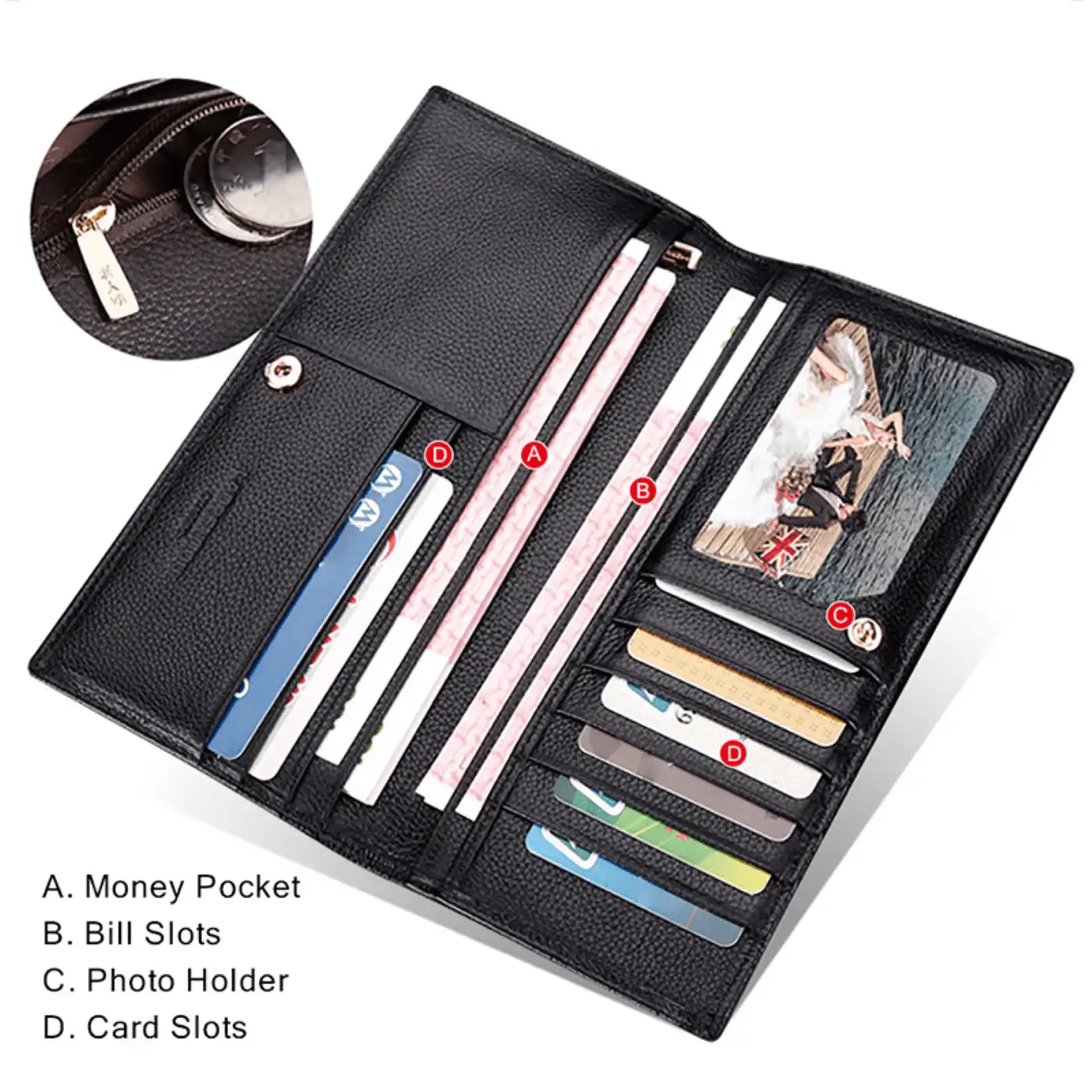 Δερμάτινο Ανδρικό πορτοφόλι Laorentou 329J019L καφέ Δερμάτινο Ανδρικό πορτοφόλι Laorentou 329J019L καφέ