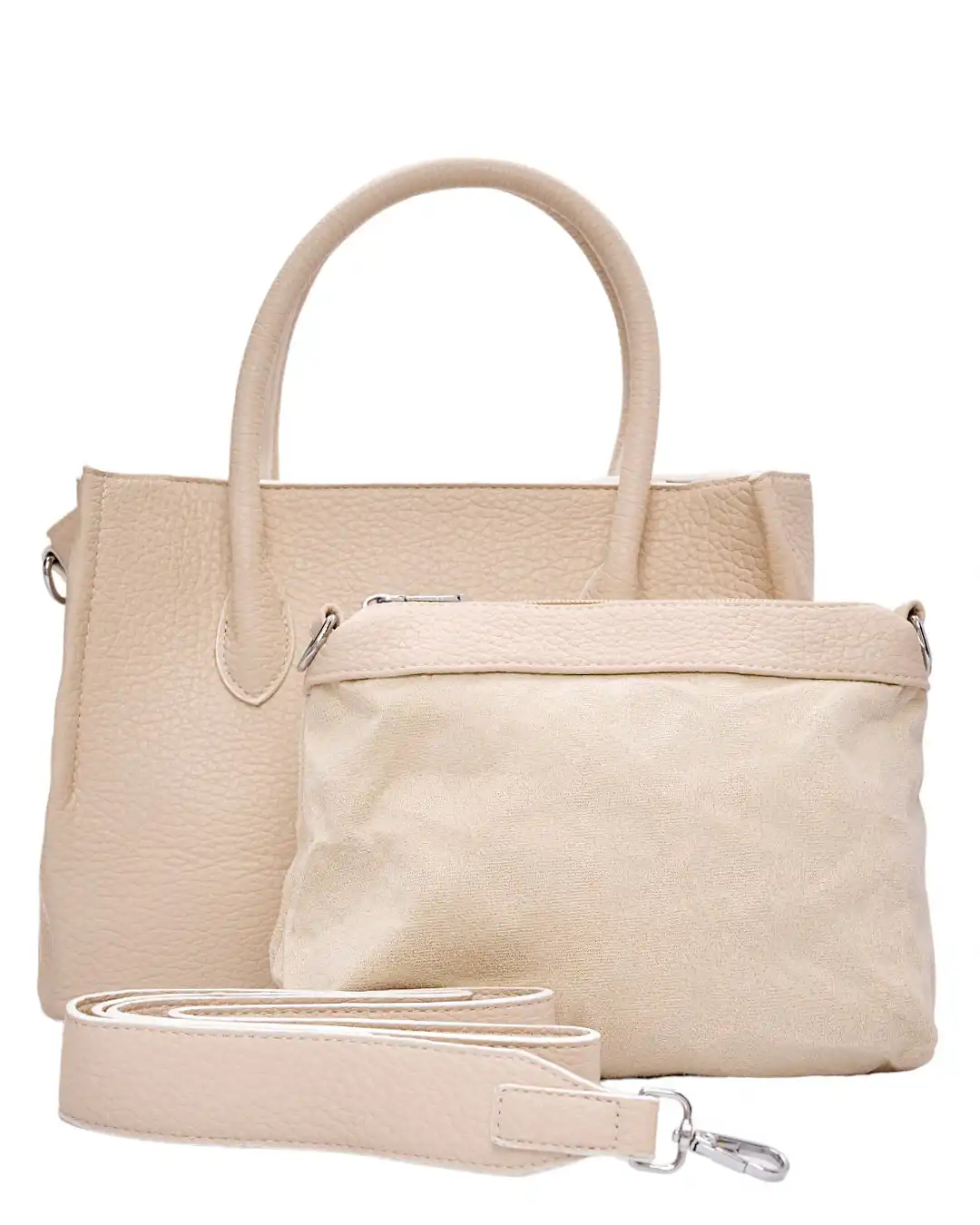 Τσάντα χειρός KX2309 - Μπέζ