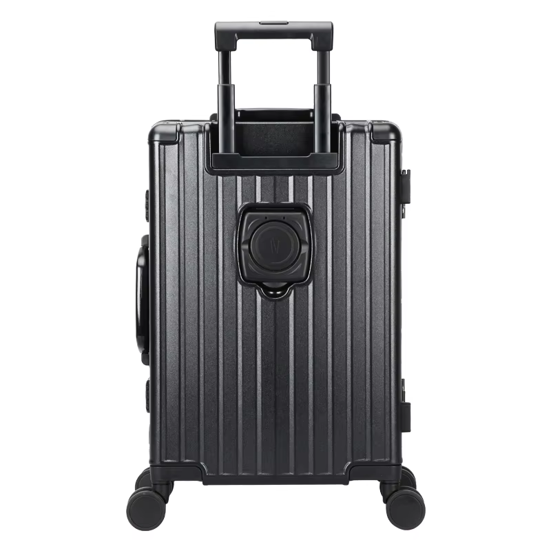 Βαλίτσα χειραποσκευή αλουμινίου σκληρή Bopai 33-860201 μαύρο