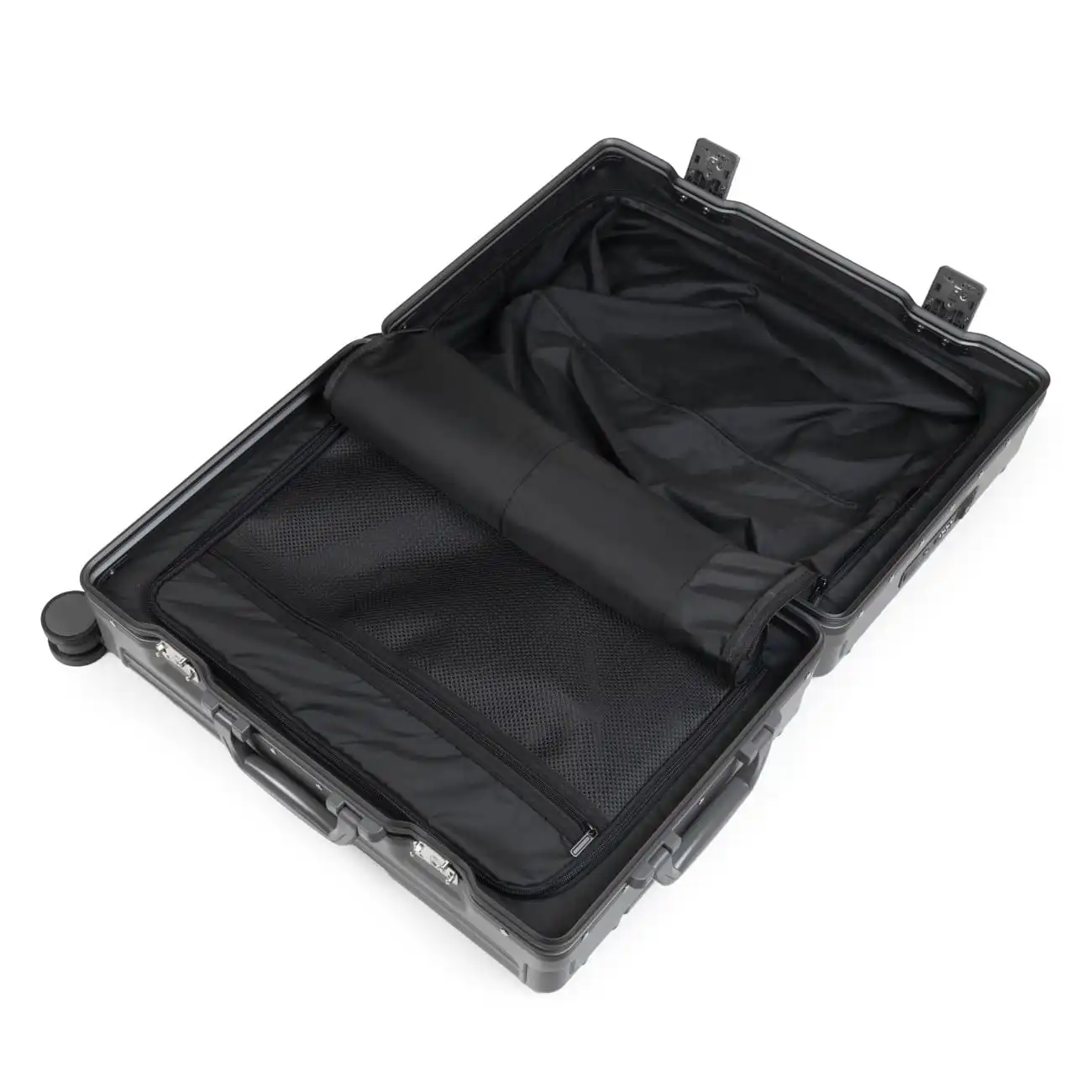 Βαλίτσα χειραποσκευή αλουμινίου σκληρή Bopai 33-860201 μαύρο