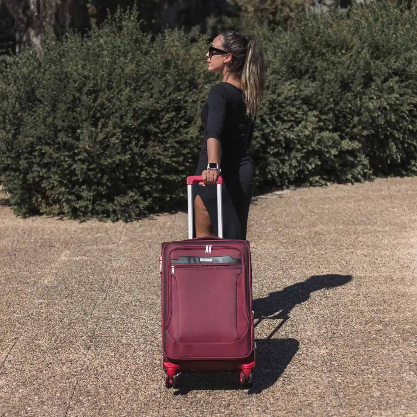 Βαλίτσα trolley Cardinal μεσαία μεγάλη 3300 60/70cm μπορντό