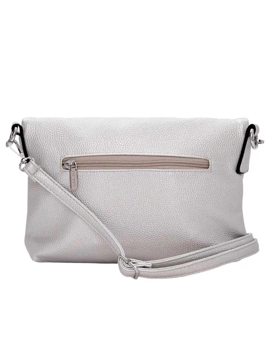 Τσάντα χιαστί YR-3523 - Ασημί