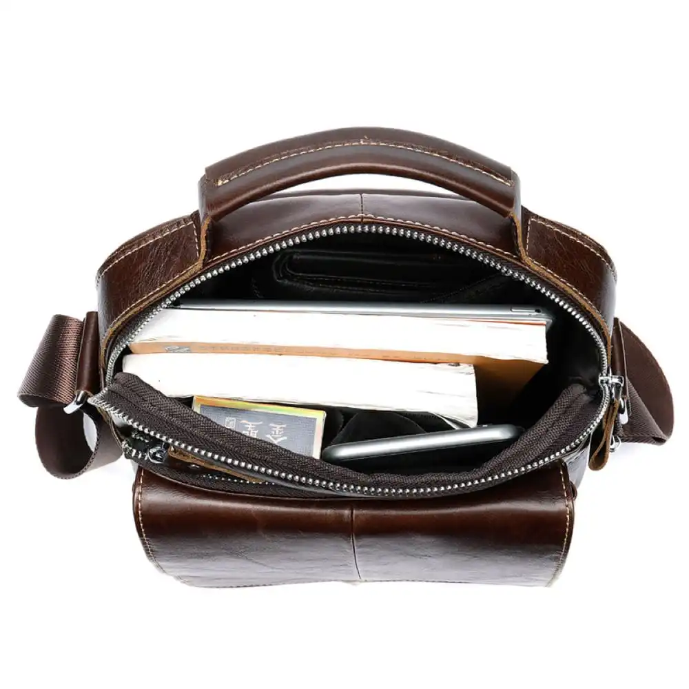 Δερμάτινο τσαντάκι ώμου Cardinal 379 coffee