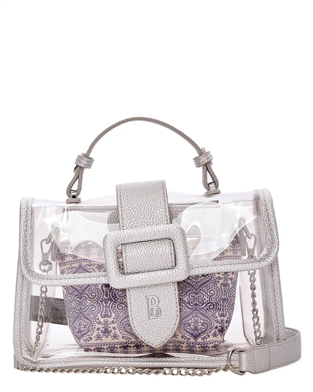 Τσάντα χειρός WH30 – Ασημί