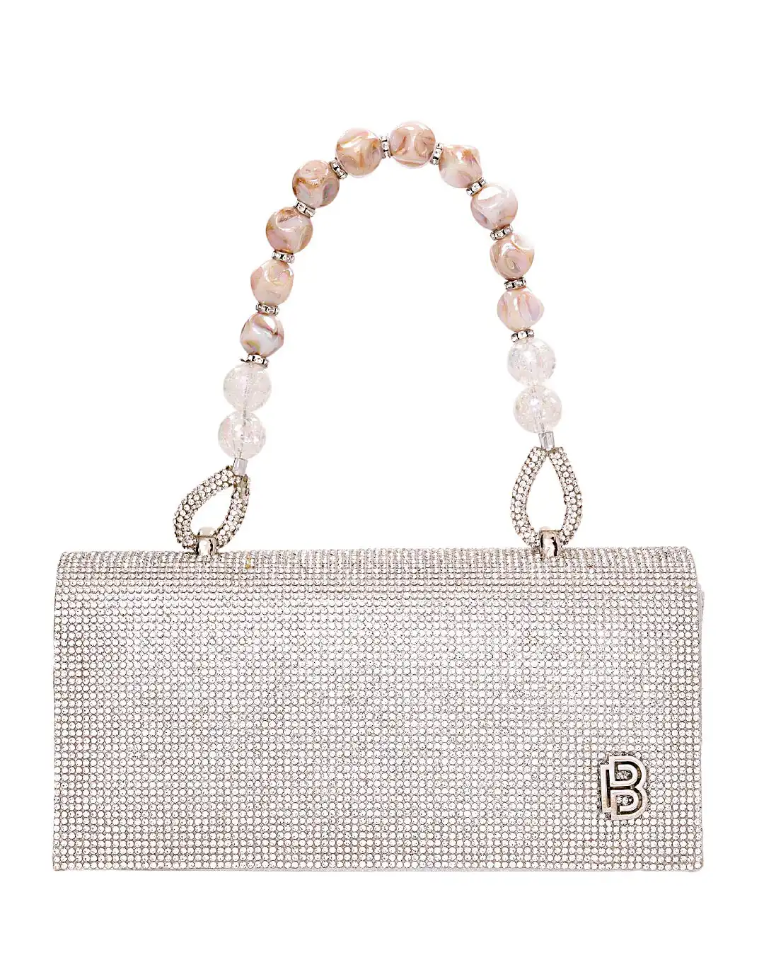 Τσάντα φάκελος clutch JH2211 – Ασημί