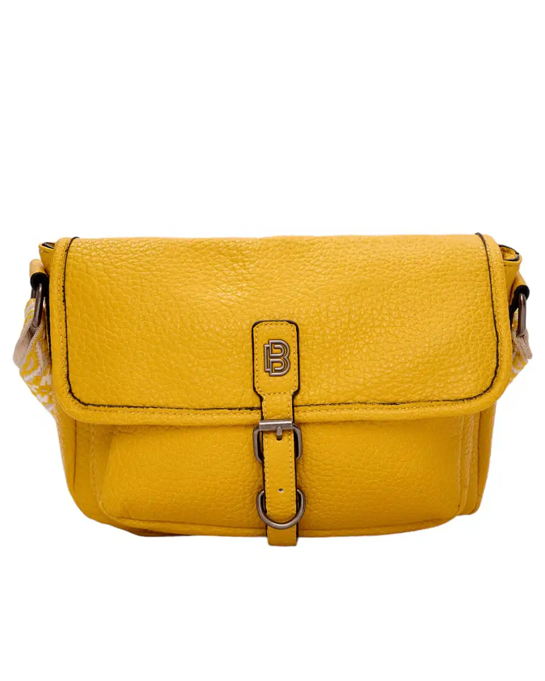 Τσάντα χιαστή P-6118 – Κίτρινο