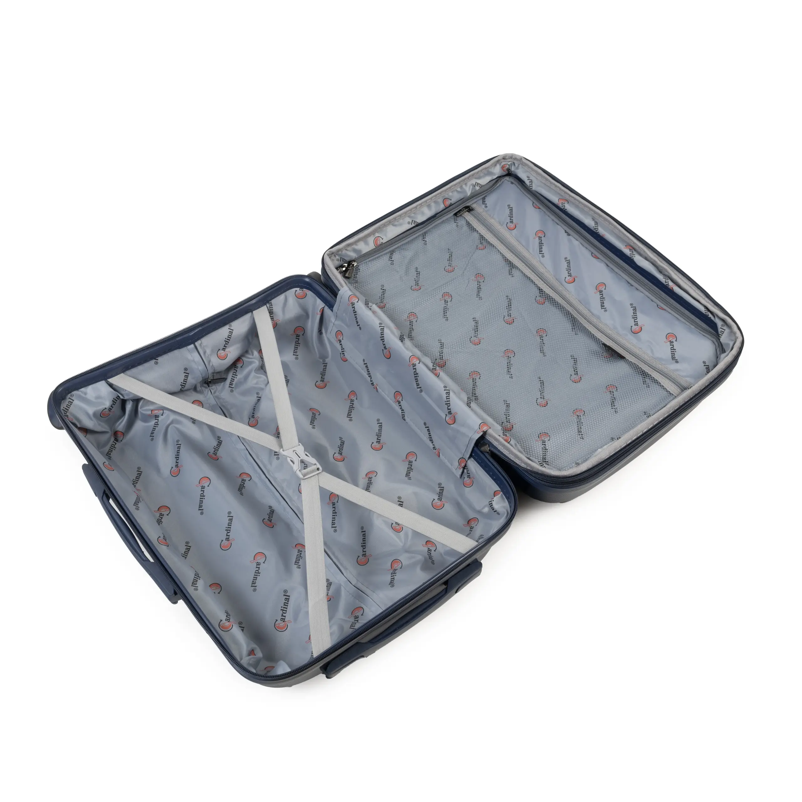 Βαλίτσα καμπίνας με αποσπόμενα ροδάκια Cardinal 4005/55 μπλε