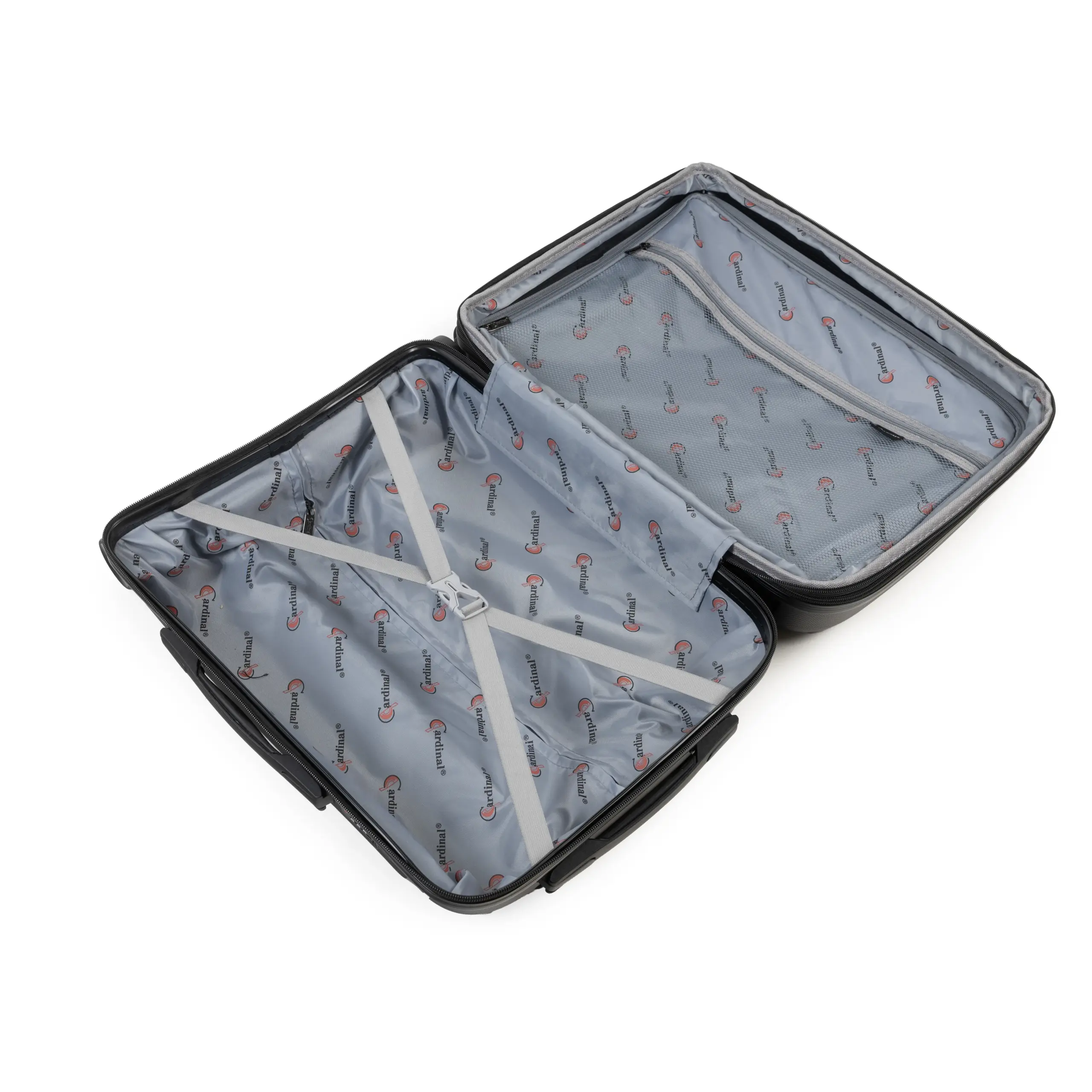 Βαλίτσα καμπίνας με αποσπόμενα ροδάκια Cardinal 4005/55 μαύρο