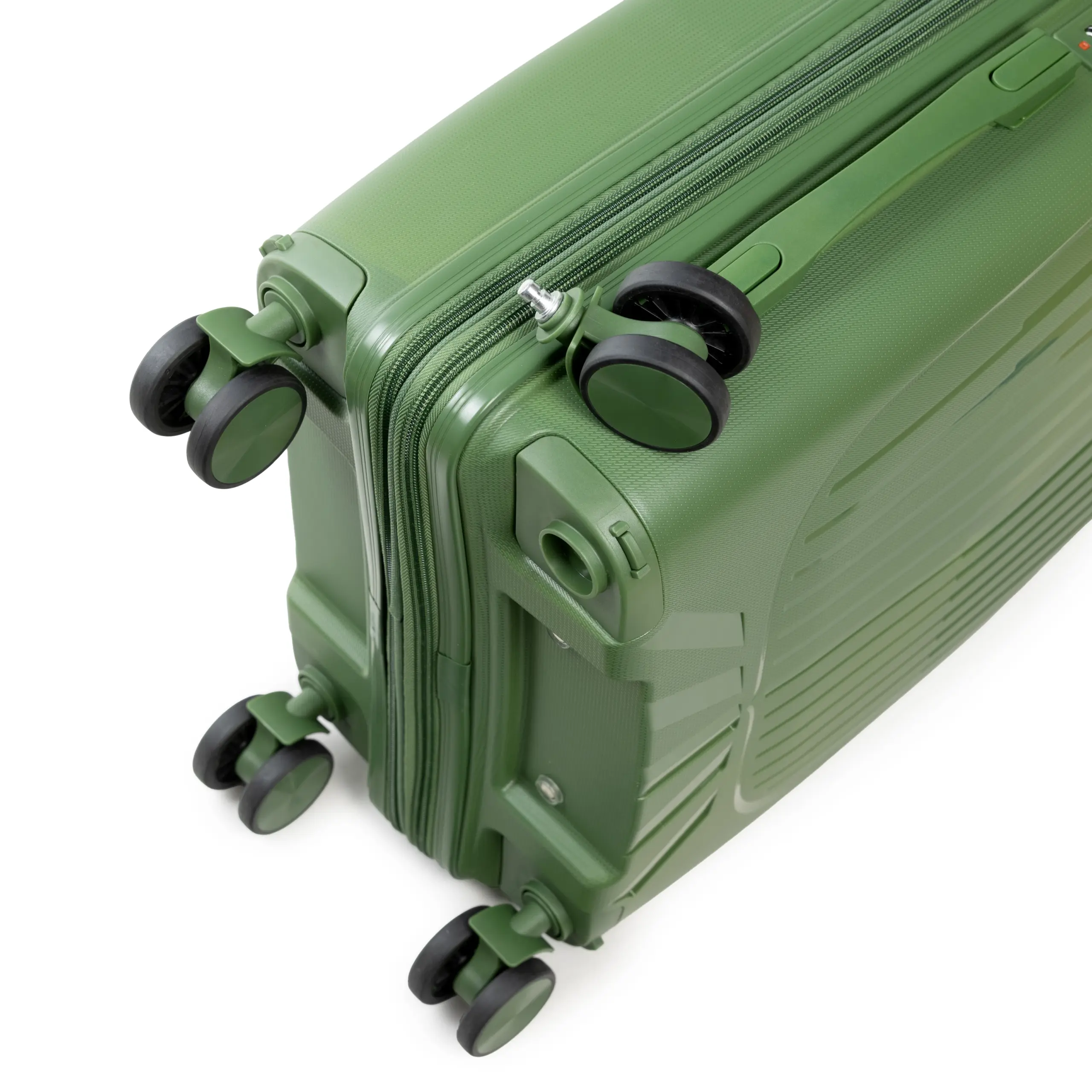Βαλίτσα καμπίνας με αποσπόμενα ροδάκια Cardinal 4005/55 πράσινο