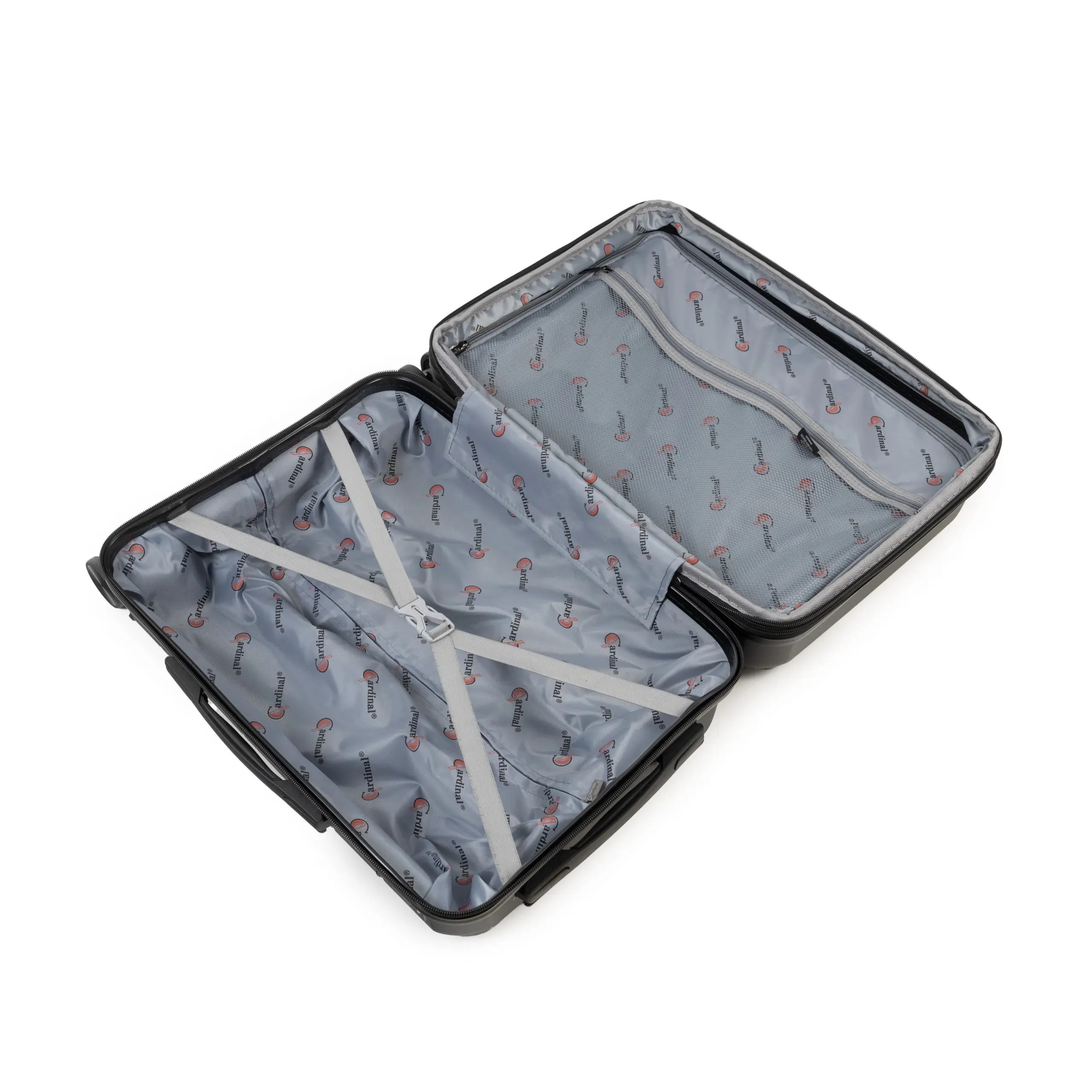 Βαλίτσα καμπίνας με αποσπόμενα ροδάκια Cardinal 4006/55 μαύρο