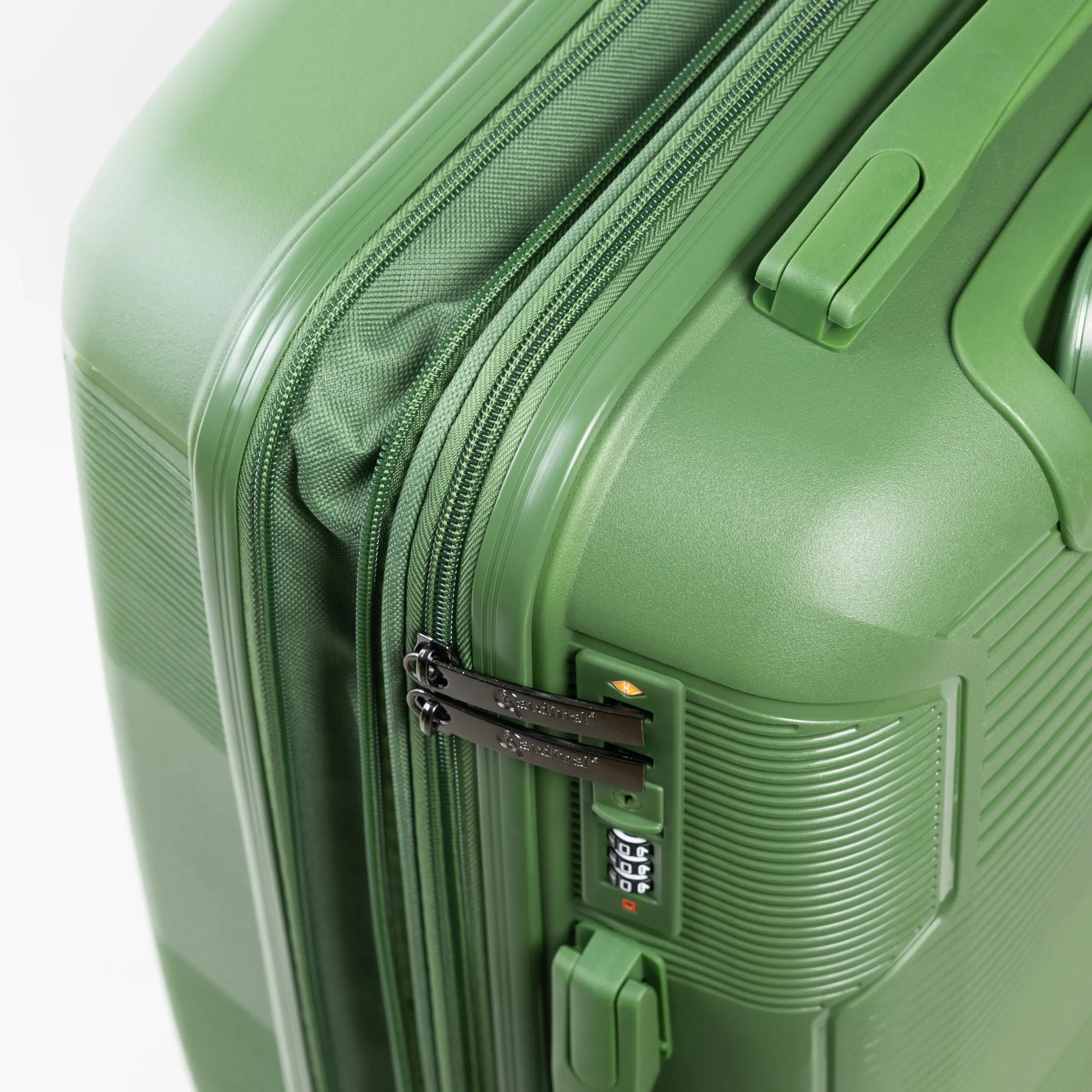 Βαλίτσα καμπίνας με αποσπόμενα ροδάκια Cardinal 4006/55 πράσινο