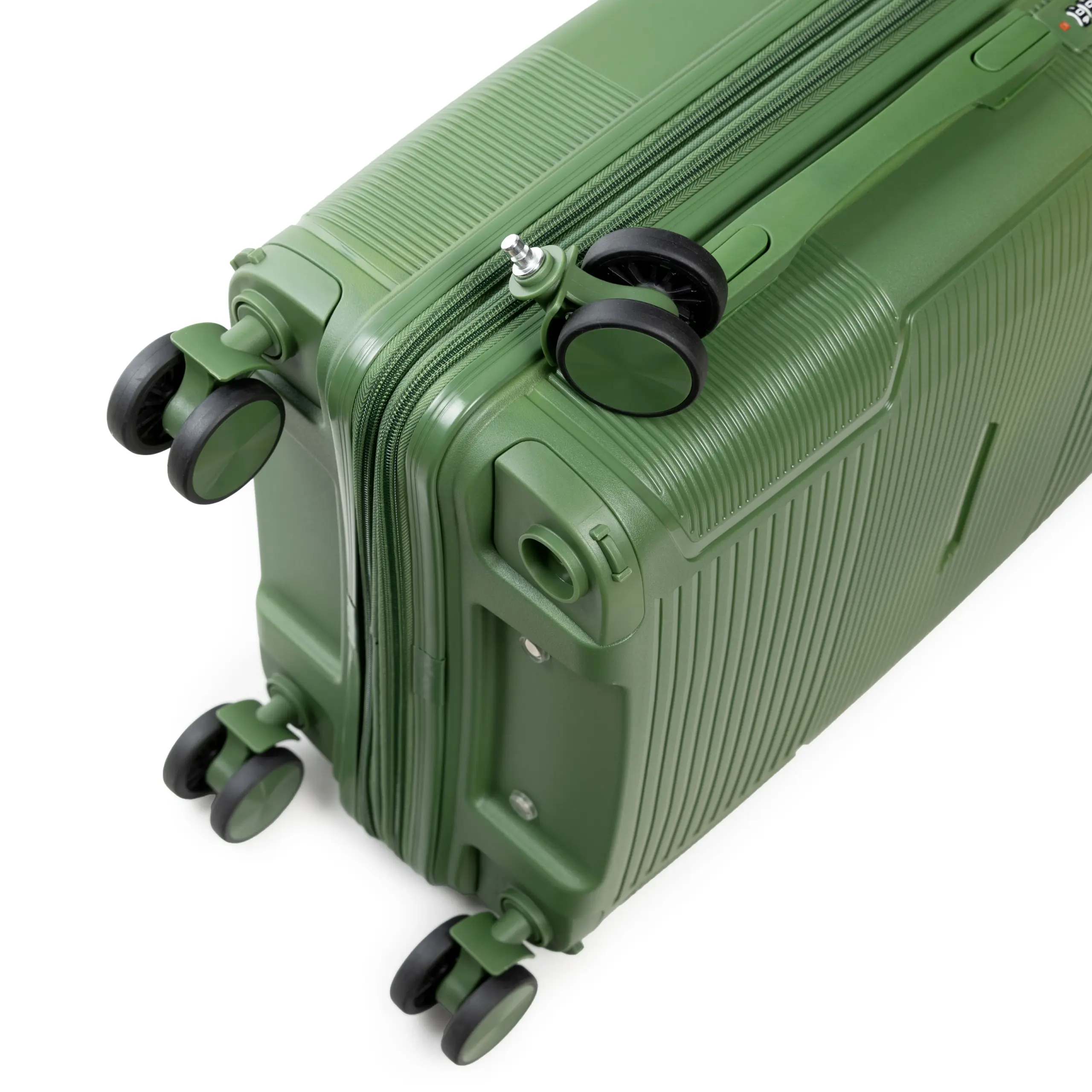 Βαλίτσα καμπίνας με αποσπόμενα ροδάκια Cardinal 4006/55 πράσινο