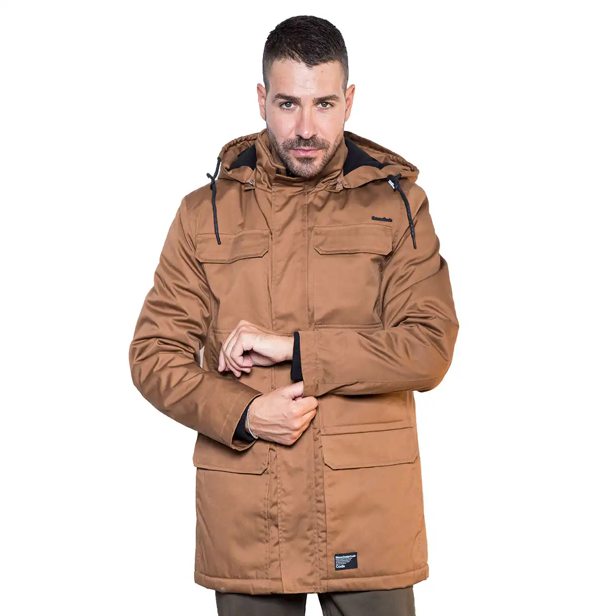 Biston fashion ανδρικό παρκά 42-201-007C CAMEL