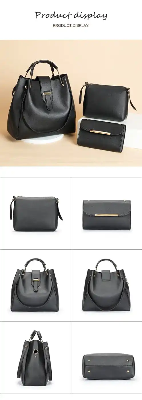 Γυναικείο σετ τσάντας χιαστί/ώμου Cardinal 420 black