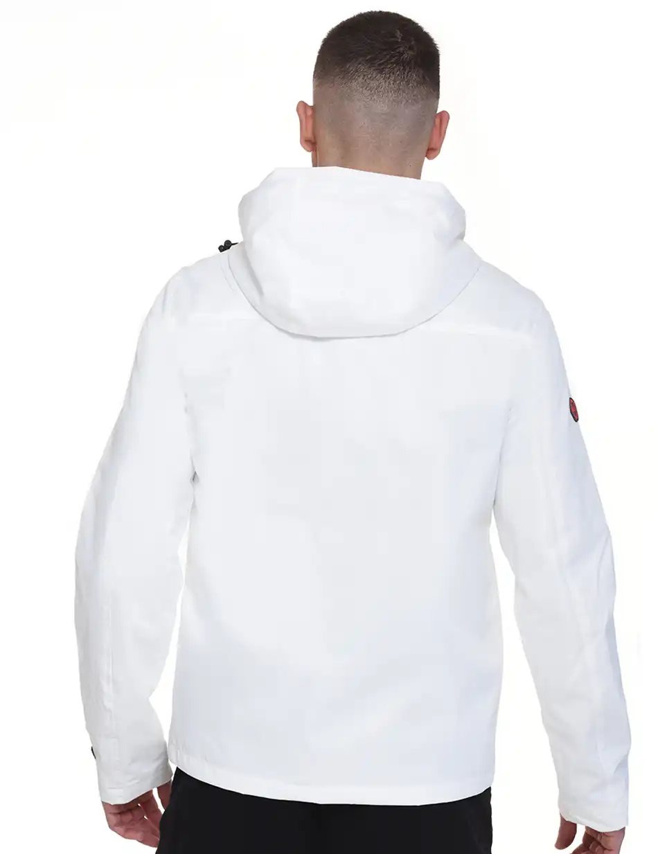 Biston fashion ανδρικό κοντό πανωφόρι 45-201-001 WHITE