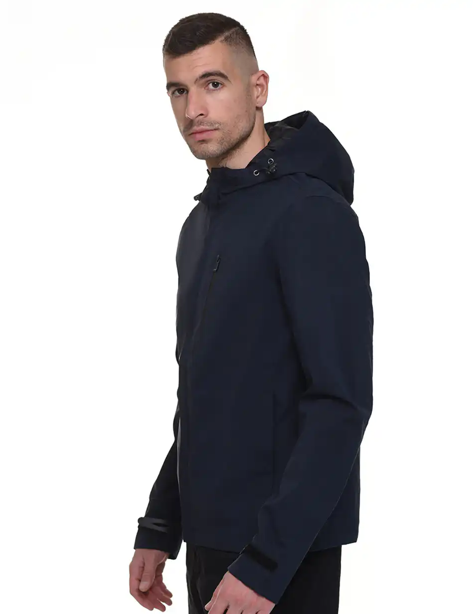 Biston fashion ανδρικό κοντό πανωφόρι 45-201-001 NAVY