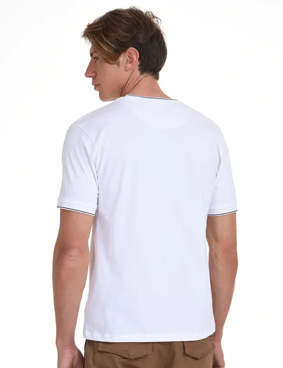 Splendid fashion ανδρικό t-shirt 45-206-029 WHITE