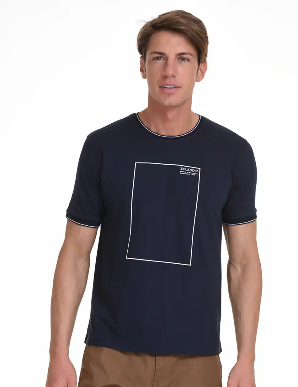 Splendid fashion ανδρικό t-shirt 45-206-029 NAVY