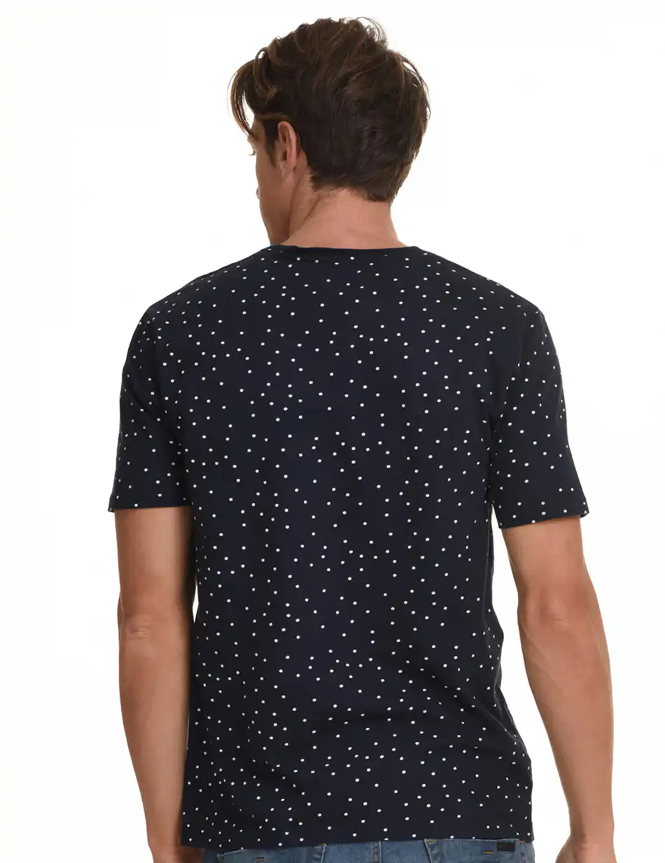 Splendid fashion ανδρικό t-shirt 45-206-035 NAVY ALLOVER