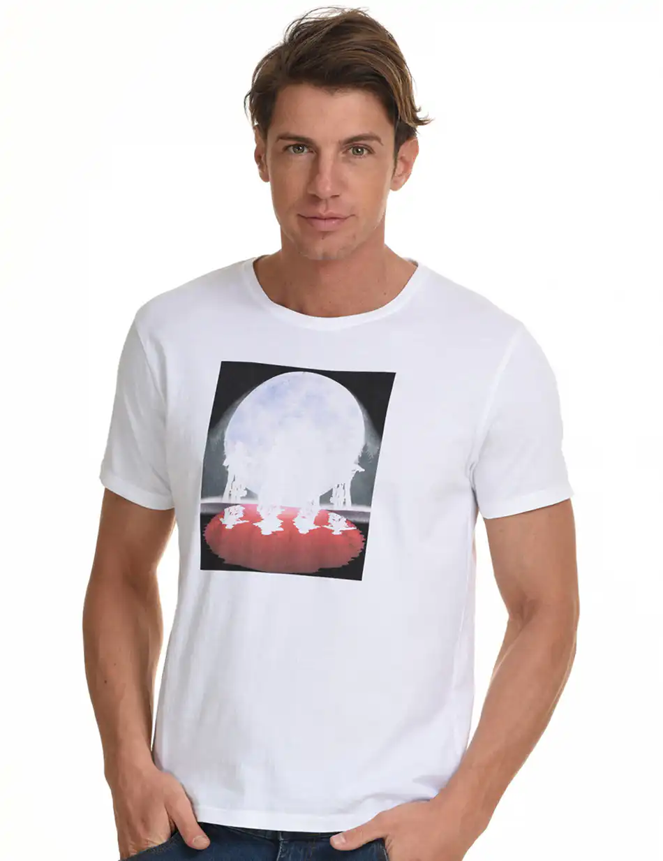 Splendid fashion ανδρικό t-shirt 45-206-038 WHITE