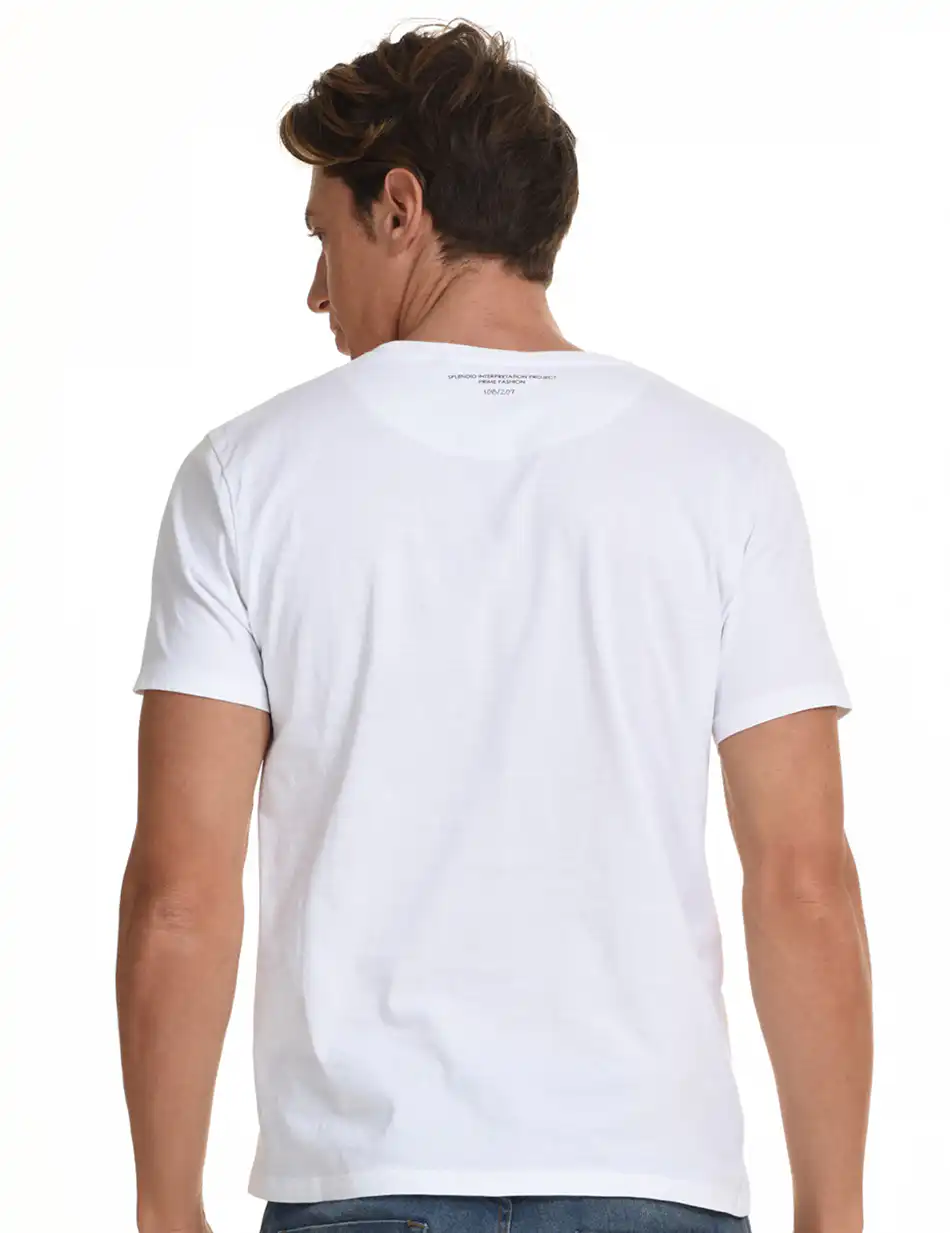 Splendid fashion ανδρικό t-shirt 45-206-038 WHITE