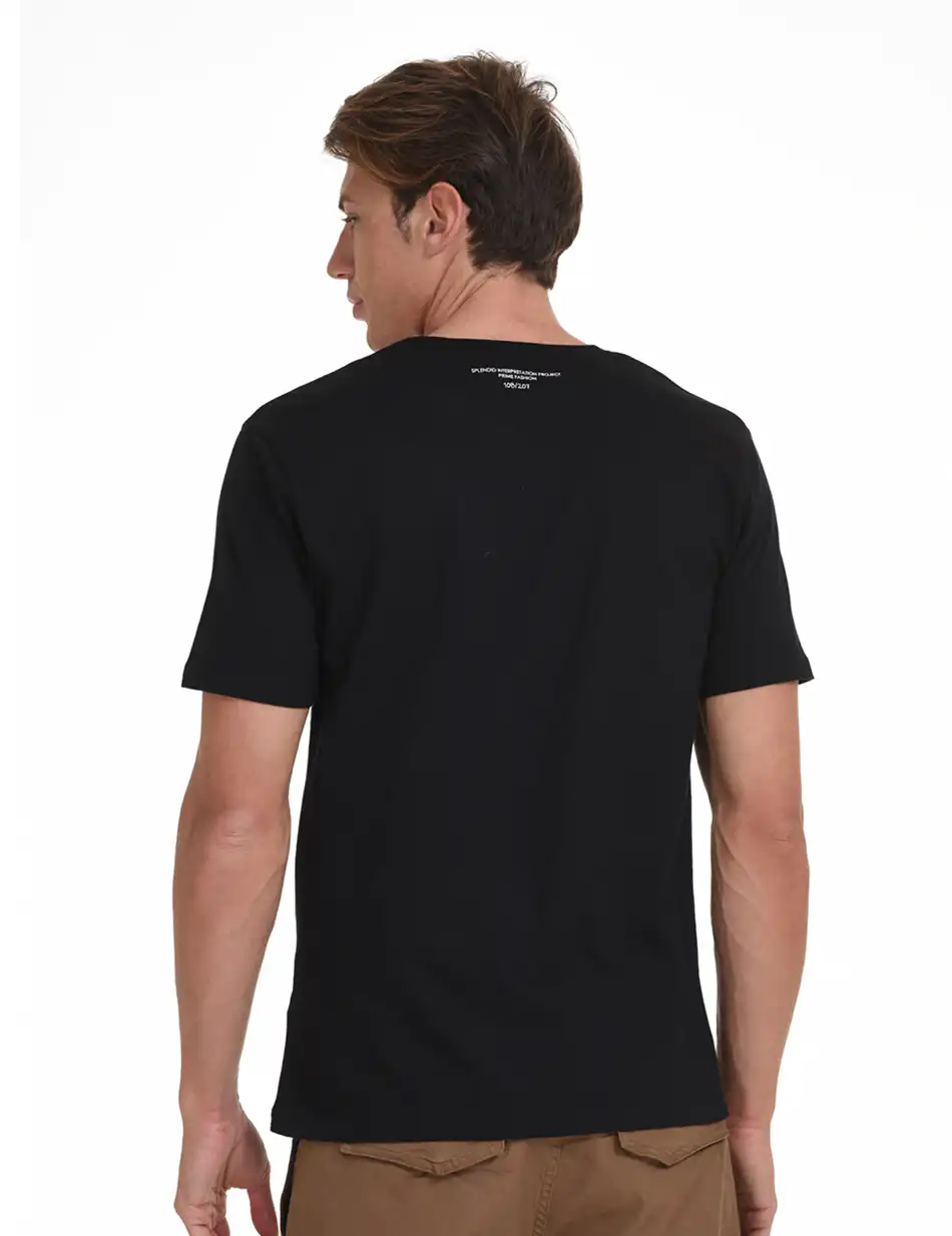 Splendid fashion ανδρικό t-shirt 45-206-044 BLACK