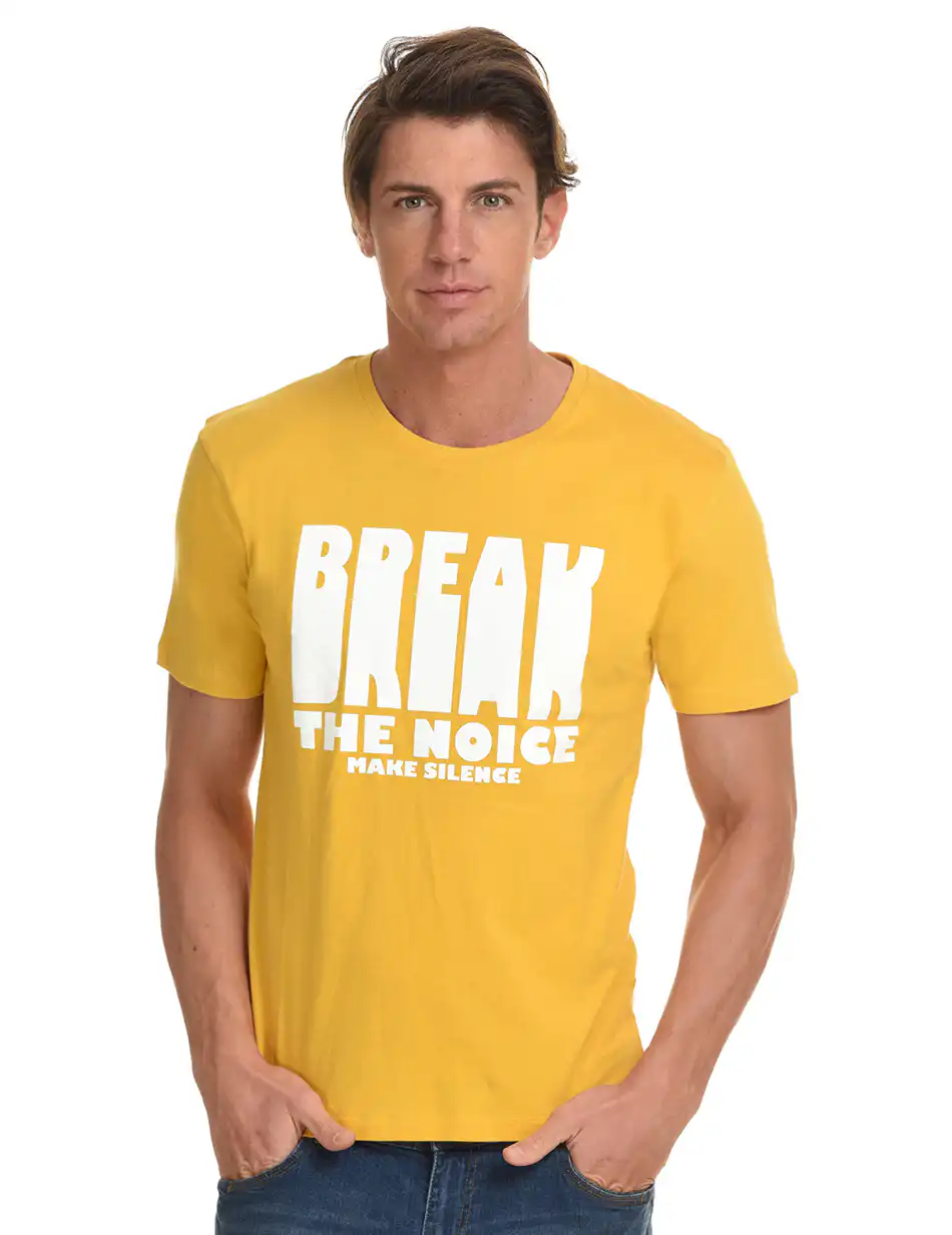 Splendid fashion ανδρικό t-shirt 45-206-044 YELLOW
