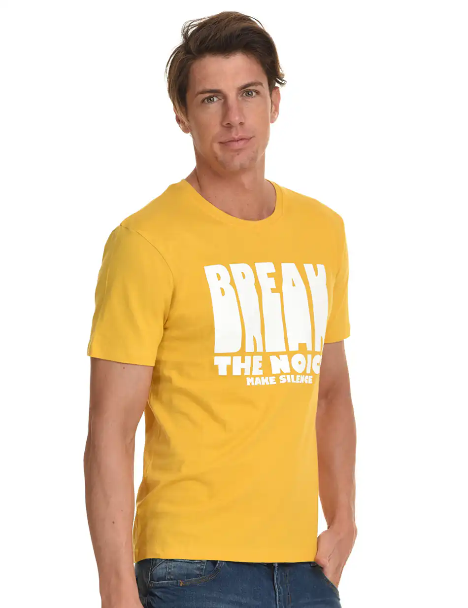 Splendid fashion ανδρικό t-shirt 45-206-044 YELLOW