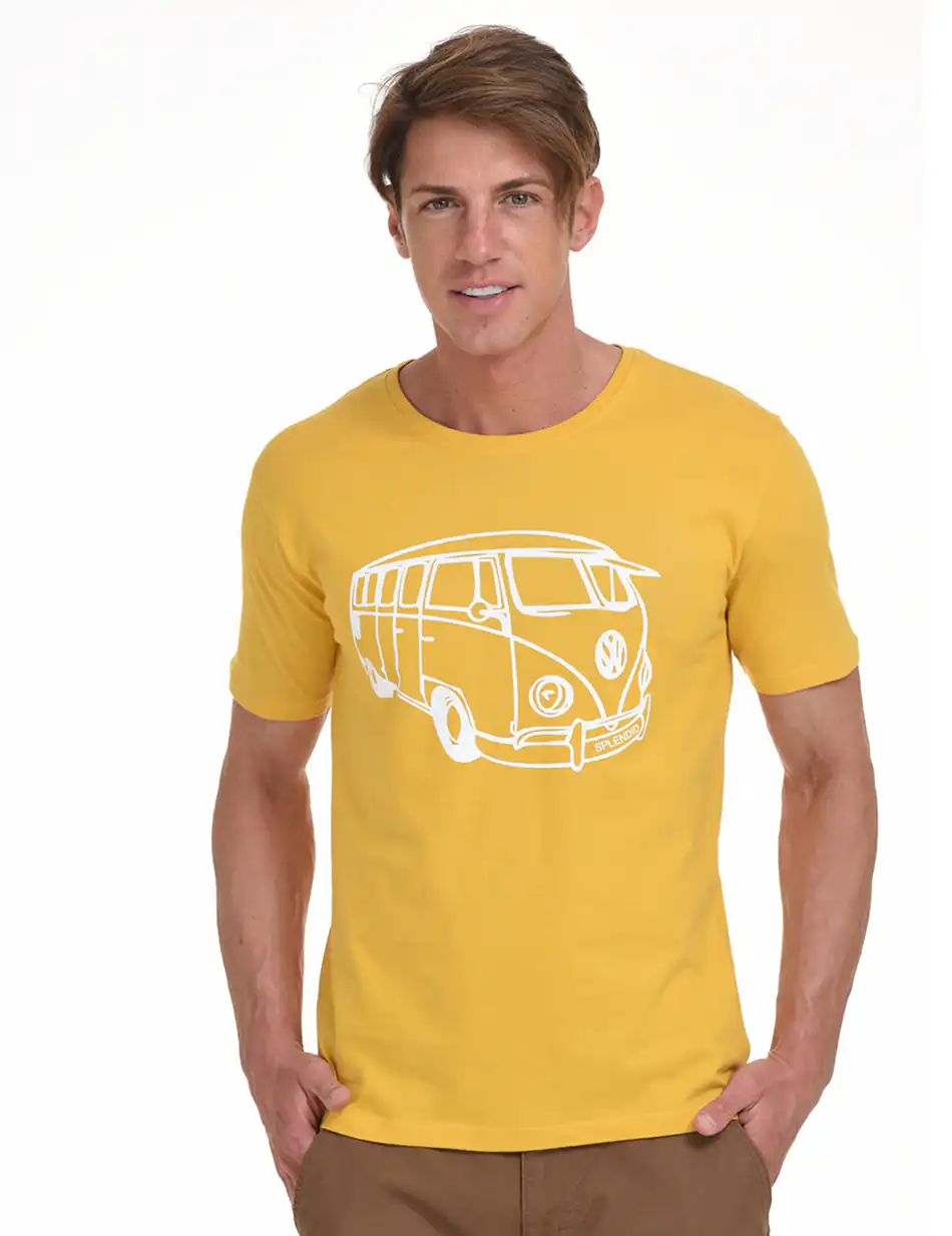 Splendid fashion ανδρικό t-shirt 45-206-050 YELLOW