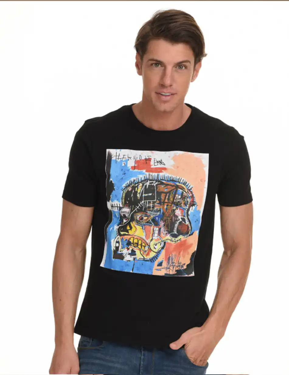 Biston fashion ανδρικό t-shirt 45-206-059 BLACK