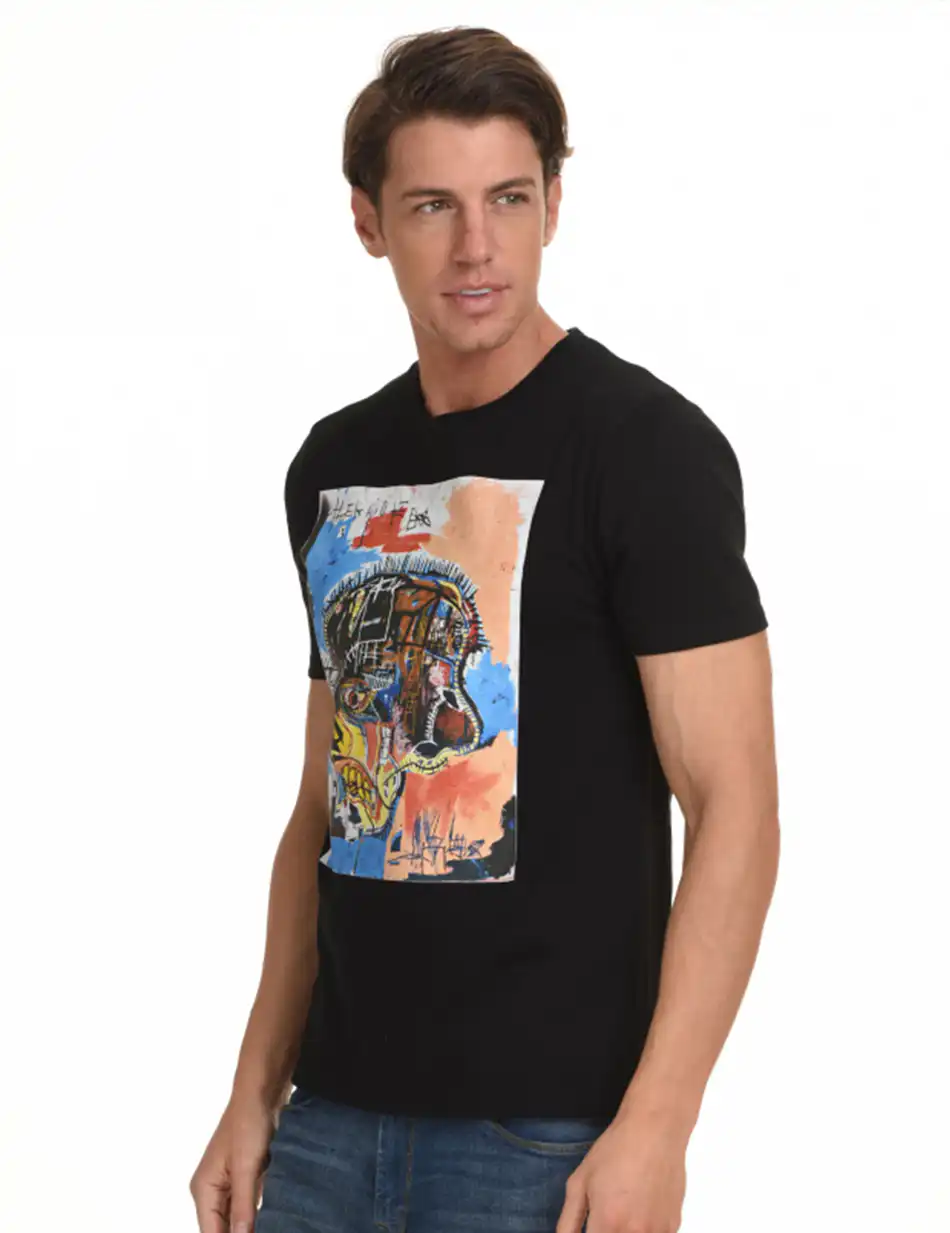 Biston fashion ανδρικό t-shirt 45-206-059 BLACK