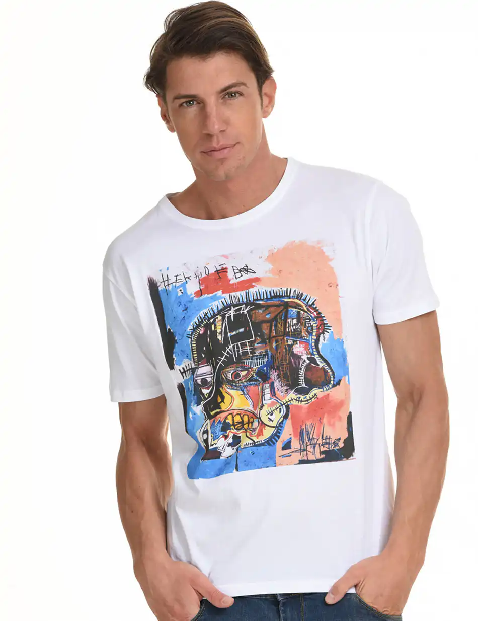 Biston fashion ανδρικό t-shirt 45-206-059 WHITE