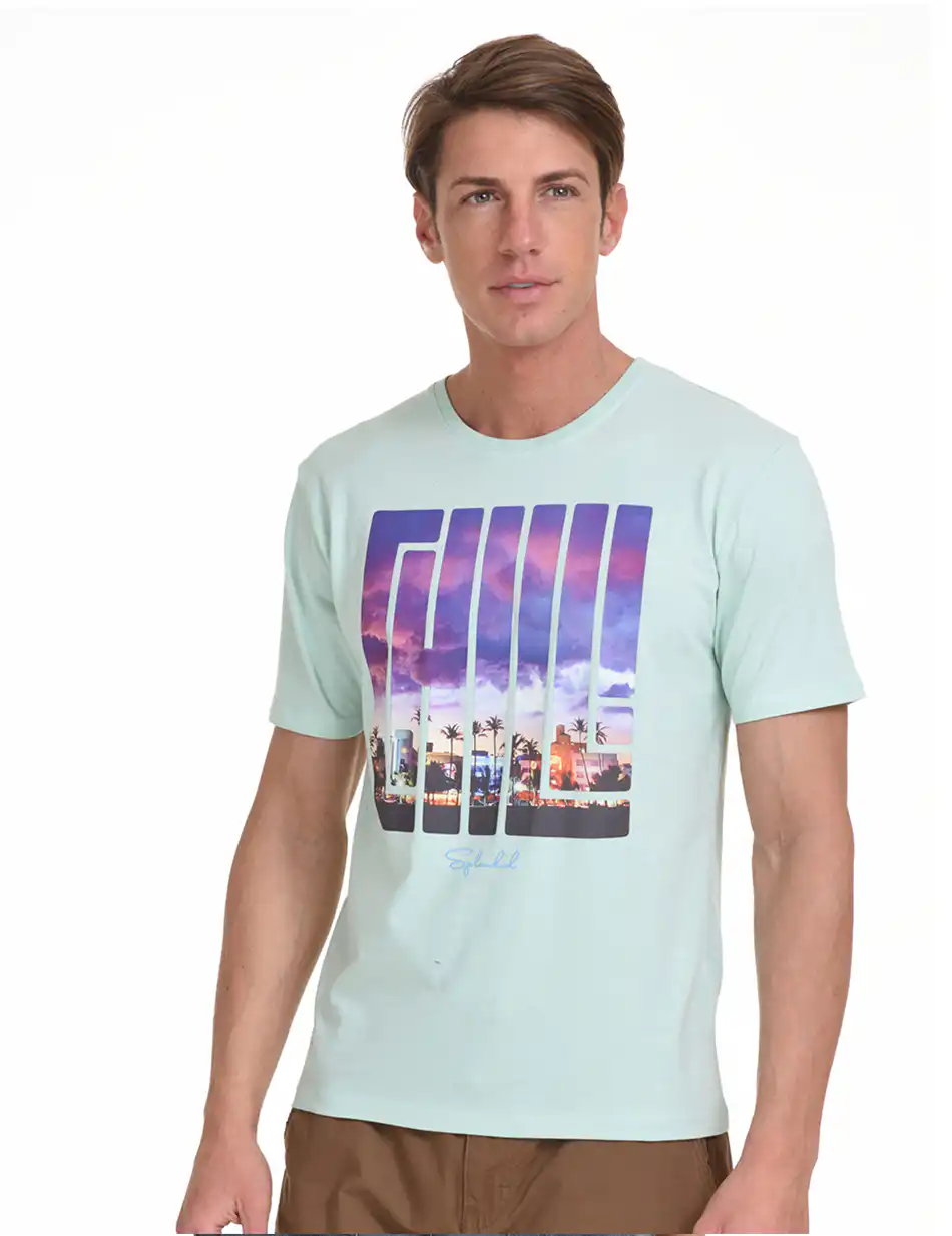 Splendid fashion ανδρικό t-shirt 45-206-061 MINT