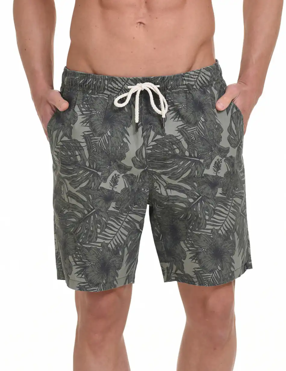 Splendid fashion ανδρικό μαγιό 45-231-002 KHAKI ALLOVER