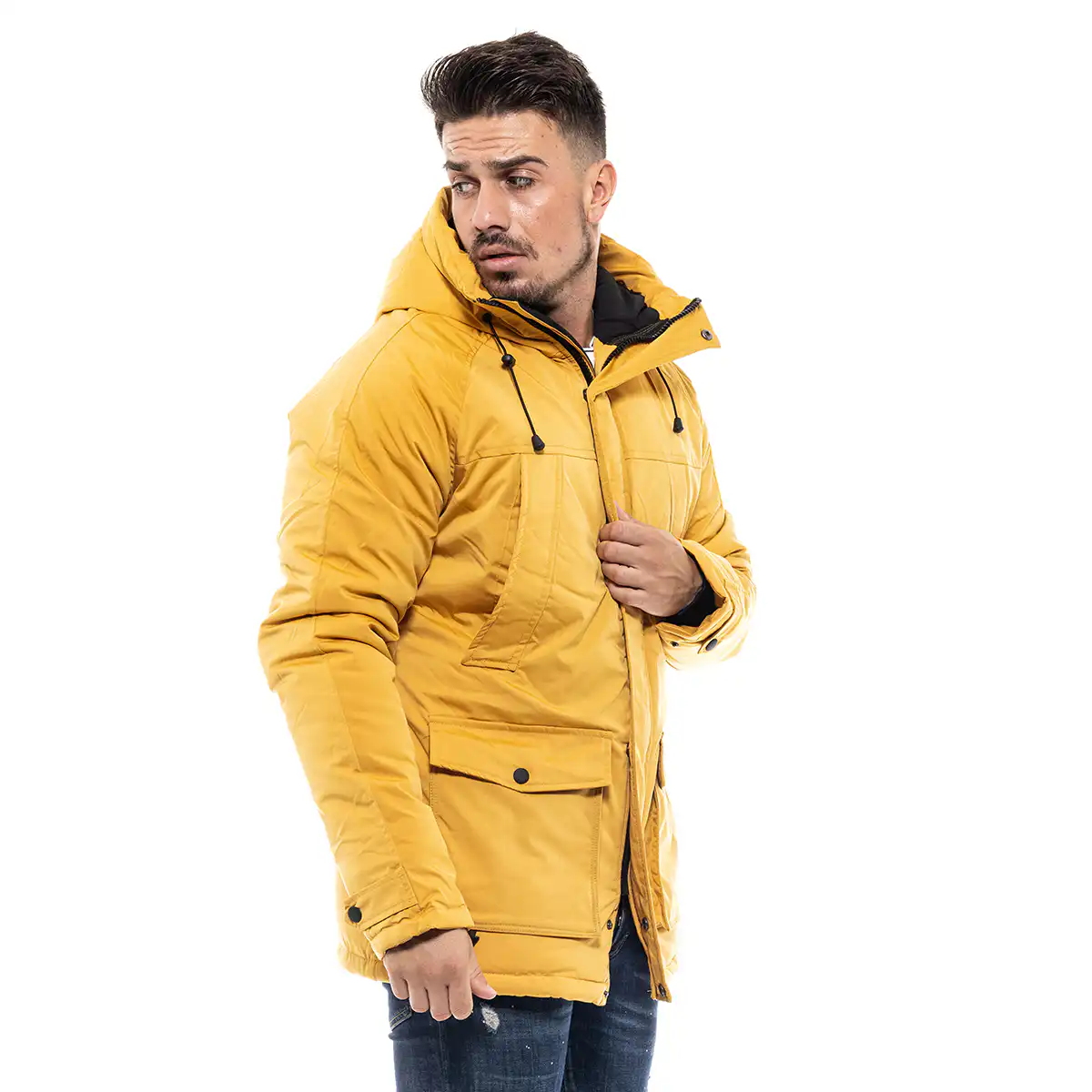 Splendid fashion ανδρικό μπουφάν demi 46-201-028C YELLOW