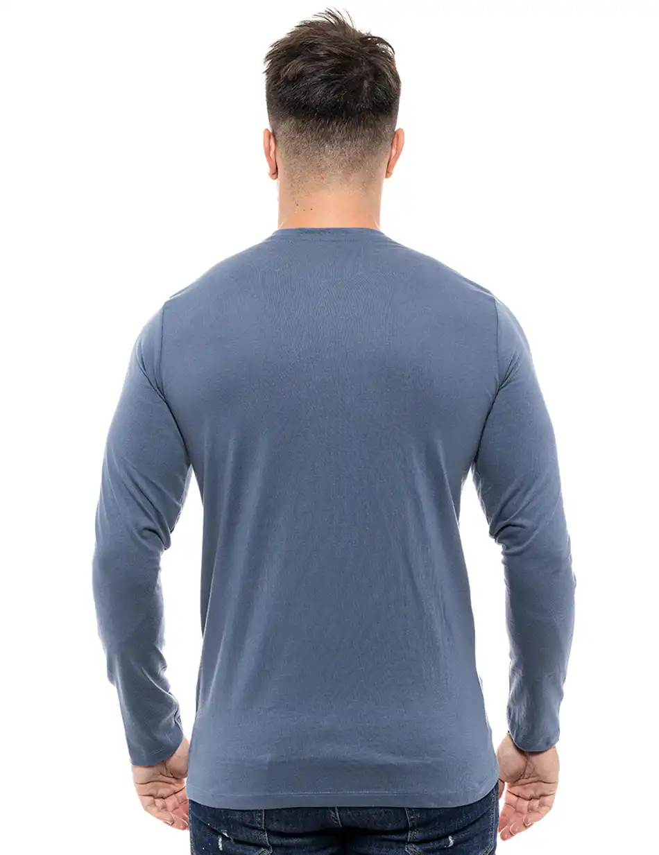 Biston fashion ανδρική μπλούζα 46-206-030 INDIGO