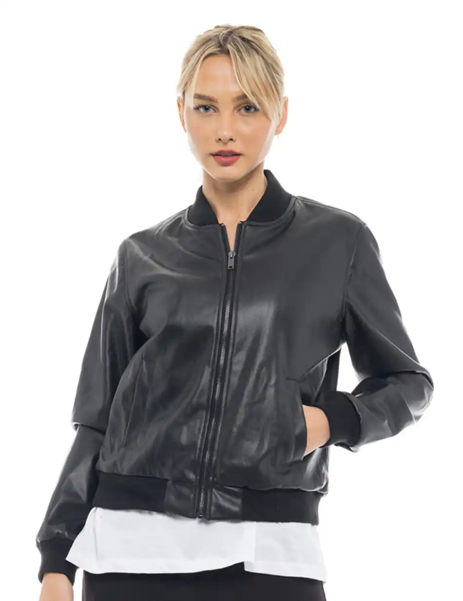 Biston fashion γυναικείο bomber 47-101-003 BLACK