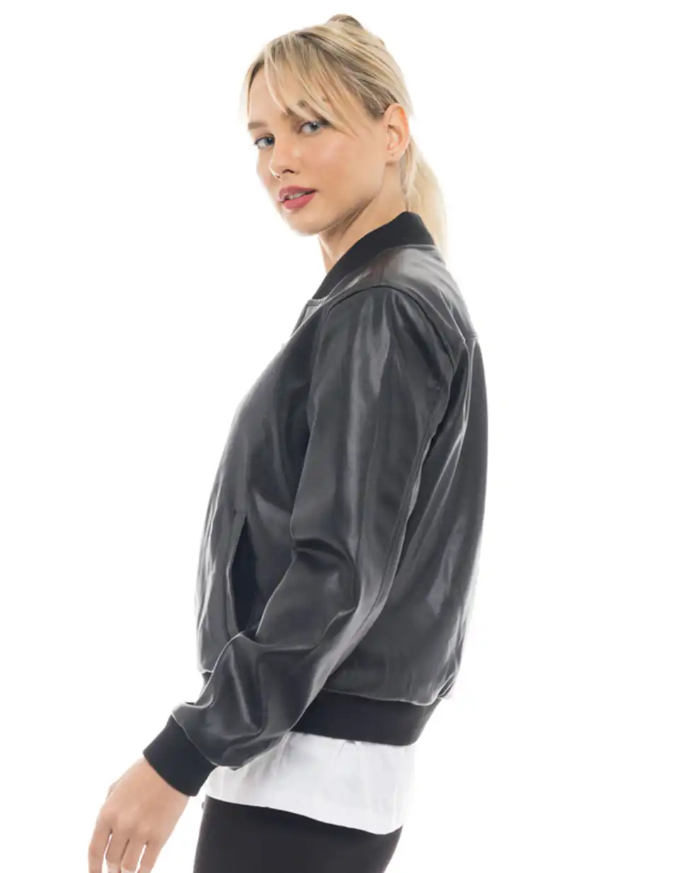 Biston fashion γυναικείο bomber 47-101-003 BLACK